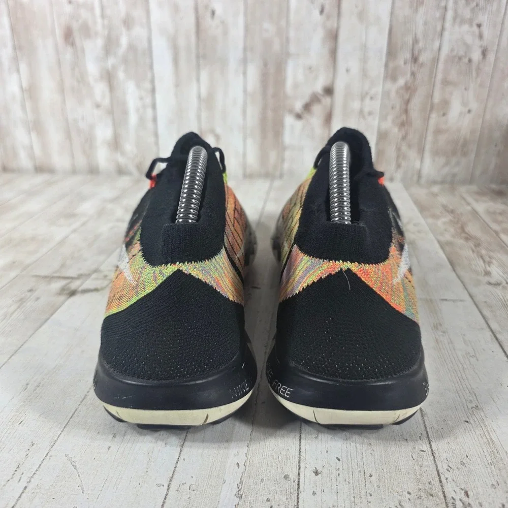 Nike Free 3.0 Flyknit Womens Running‎ Black Multi Color EU 40 US 9 718420-008